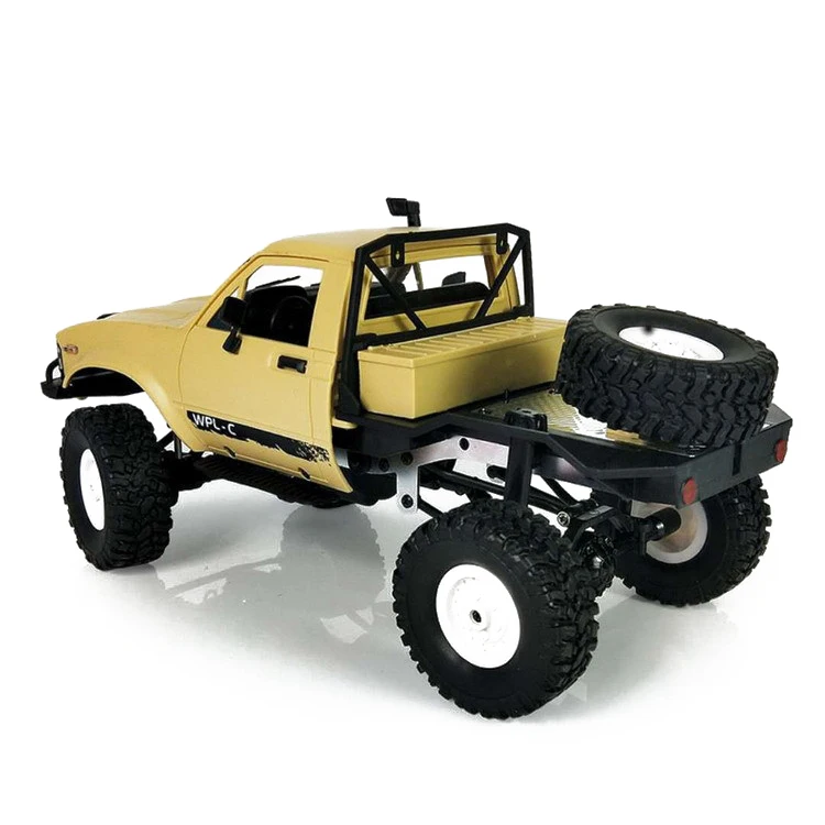 Горячая Распродажа WPL C14 1:16 весы 2 4G 2CH 4WD мини внедорожный RC полугрузовик RTR дети