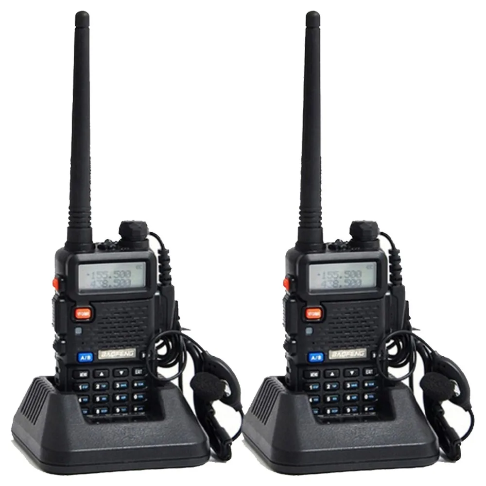 Specials Price 2pcs BaoFeng UV-5R Walkie Talkie 5W 128CH UHF&VHF Radio Dual Band Hf transceiver Ham Radio Amador BaoFeng UV 5R UV5R A0850A