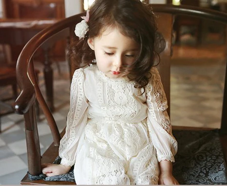2019 New Fashion Girls Dress White Long Sleeves Lace Princess Children Baby Girl Dress Baby Girl Clothes Kids Dresses For Girls 2019 New Fashion Girls Dress White Long Sleeves Lace Princess Children Baby Girl Dress Baby Girl Clothes Kids Dresses For Girls