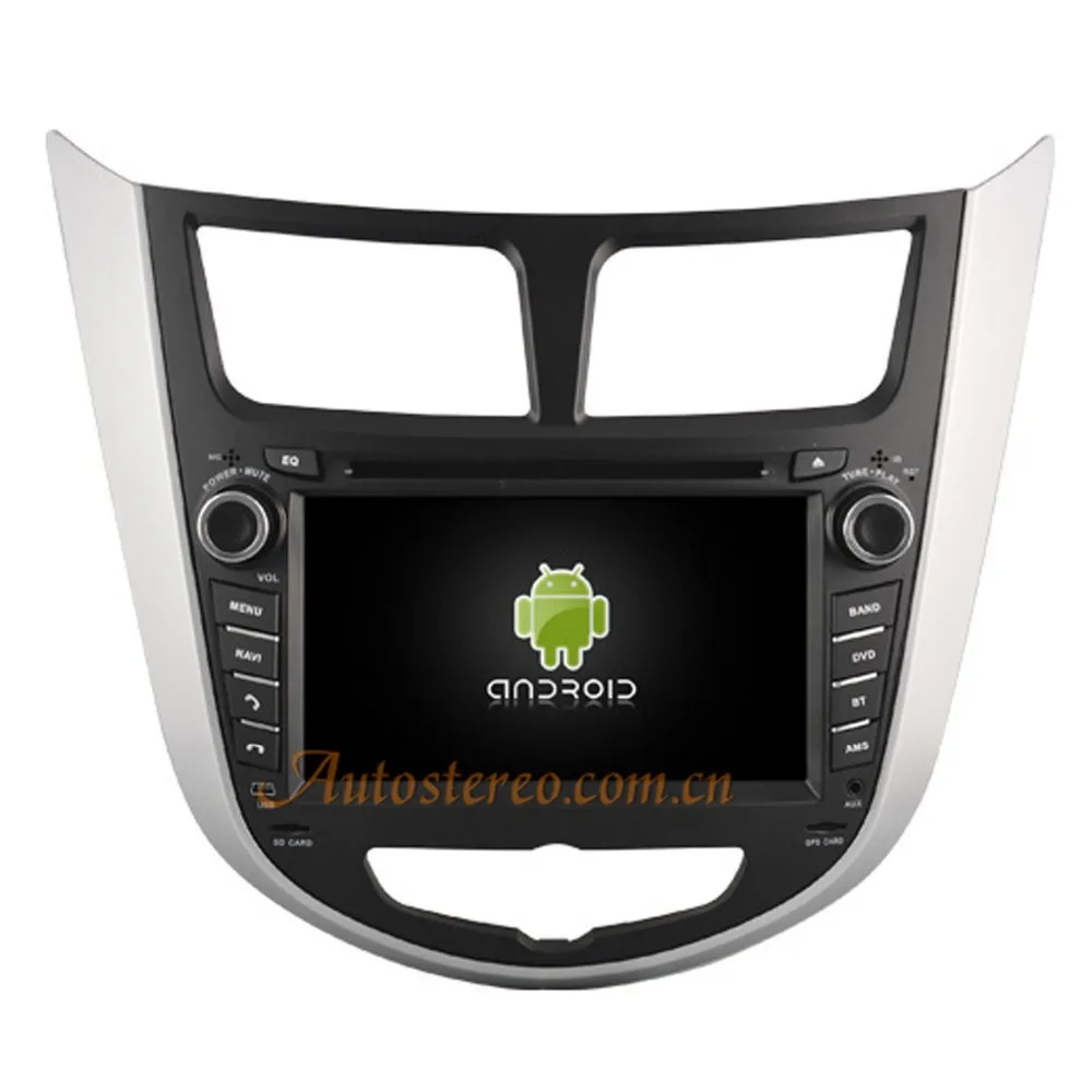 Flash Deal Octa Android8.0 7 Car DVD Player GPS Navigation For HYUNDAI Accent  Solaris Grand Avega Hatchback Accent Blue2011+ multimedia 3