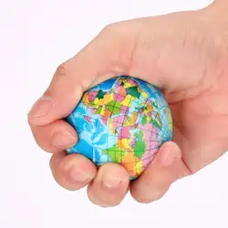 Стресса мира Географические карты пены мяч Atlas Глобусы palm шар планеты Земля мяч l8114