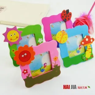 

wholesale toy Special small photo frames creative students prizes cute new stationery gift 6pcs/lot free shipping 9*9cm