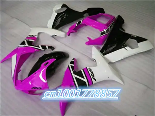 Комплект обтекателей для мотоцикла YZF R6 2003 2004 2005 фиолетовый розовый белый черный