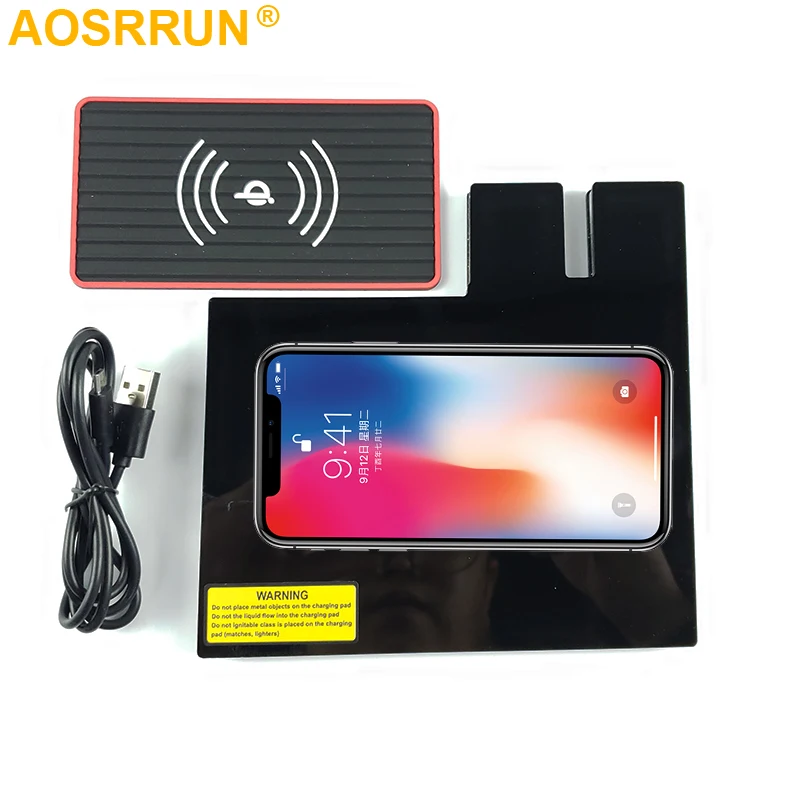 

Special on-board QI wireless phone charging Pad Car Accessories For Volkswagen GOLF 7 MK7 2014 2015 2016 2017 2018