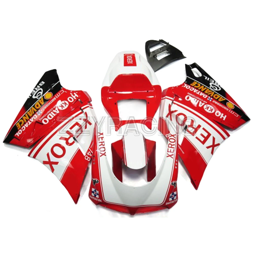 

Injection Fairings Kits for Ducati 748 916 996 998 1996 - 2002 Year Complete ABS Plastic 97 98 99 10 01 Covers White Red Cowling