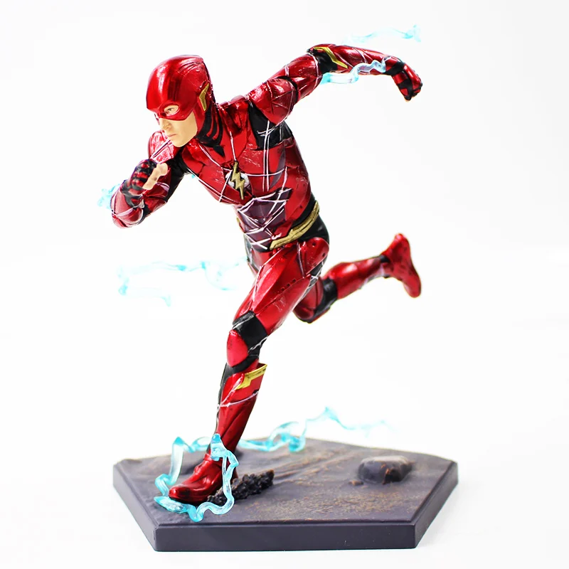 Günstige 16cm Die Flash Eisen Studios Justice League Kunst Skala 1 10 PVC Action Figure Sammeln Modell Spielzeug
