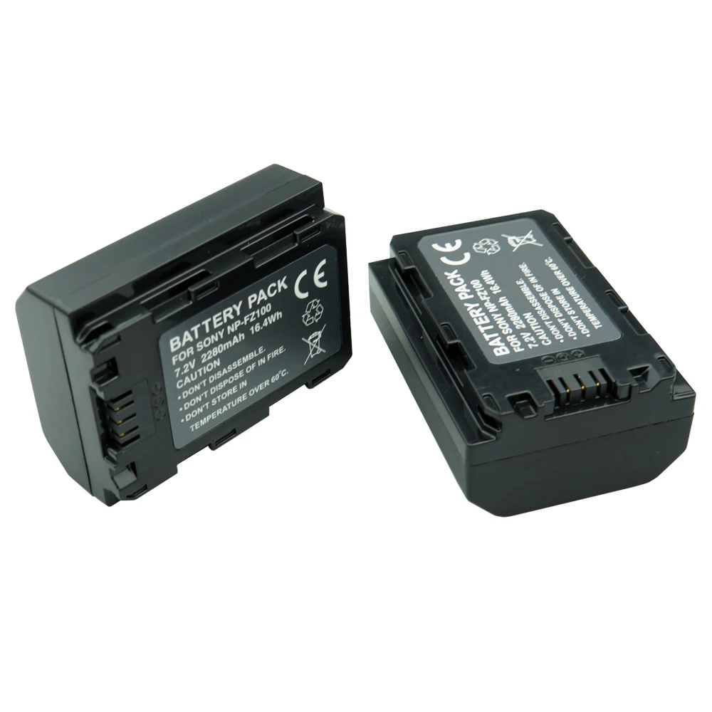 NP FZ100 Battery NPFZ100 Bateria + LED Dual USB Charger для Sony BC QZ1 a9 a7R III a7 ILCE 9 Camera|Цифровые аккумуляторы| |