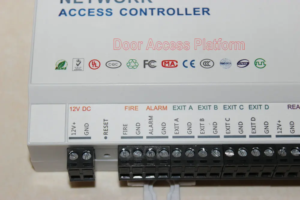 8 двери веб-система контроля доступа настроена 2 шт четыре двери панели контроллера веб-основе+ TCP/IP сеть подключения на хаб stati