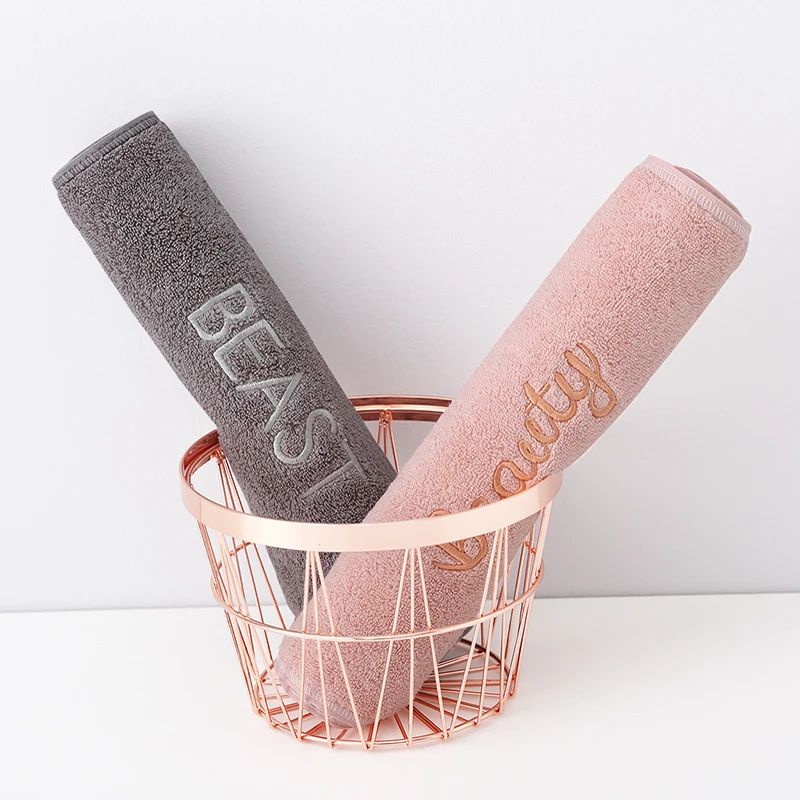 

100% cotton soft face towel hair dry towel gym sport pink brown towels quick dry bathroom toallas
