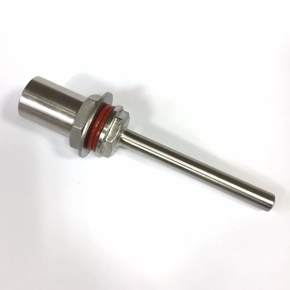 Бесшовный зонд Thermowell 1/2 дюйма MPT. Внутренний диаметр 1/4 (6 мм)