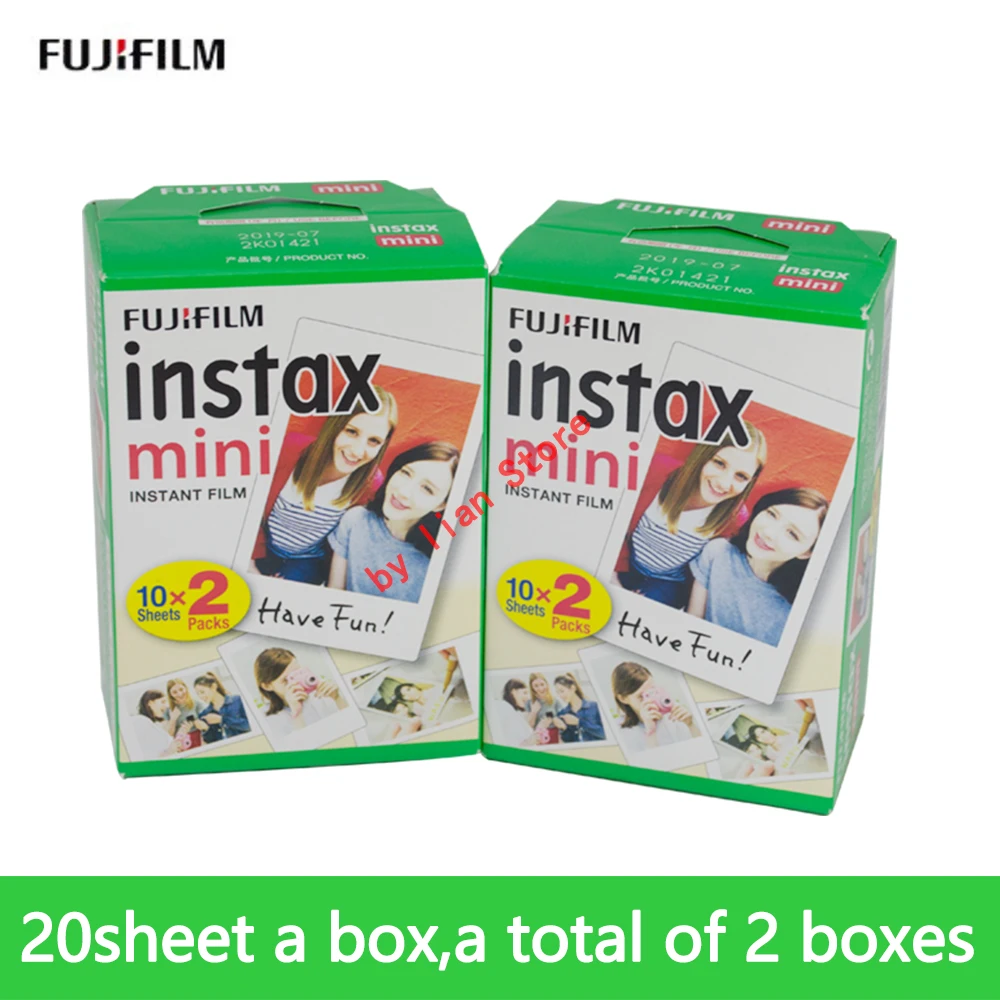 Оригинальная фотобумага fujifilm Instax Mini White instax mini 8 9 40 листов мгновенная для камер 7s 25