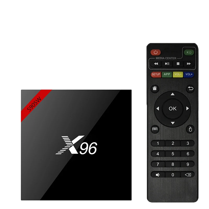 ТВ приставка Docooler X96 на Android 7.1.2 четырехъядерный Amlogic S905W H.265 VP9 HDR10 2G16GB DLNA WiFi LAN HD
