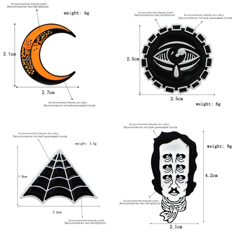 Planet Science is Magic coropsy prospector/Chemistry X Cobweb Devil Eye Edgar Allan Poe светильник в виде звезды луны