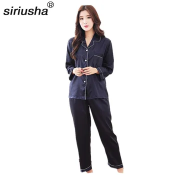 

2020 High Quality Pyjamas Pajama Sets Long Sleeves Home Clothing Pijamas Woman Suitable For Full Seasons Alsou Love U Back S119