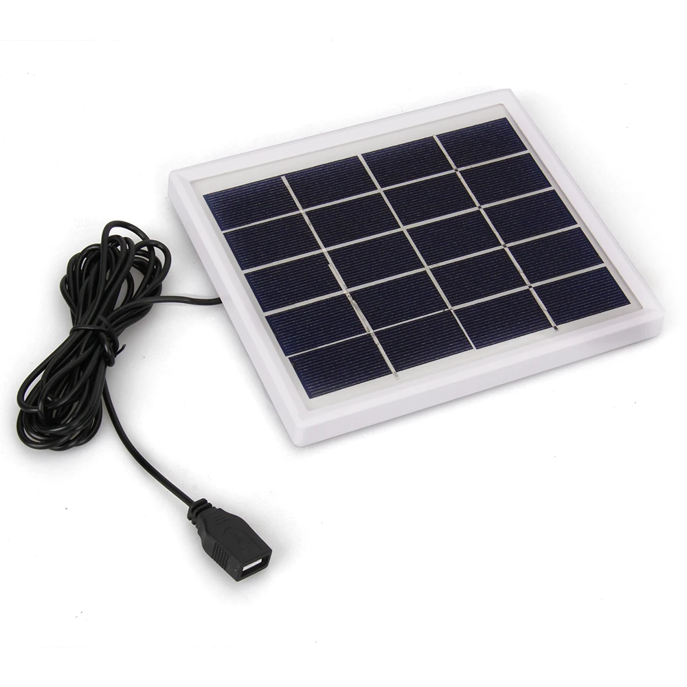 Mini Smart Poly Module DIY Solar Panel Battery Charger with USB Cable 5V 800MA 4W for Power Bank Su