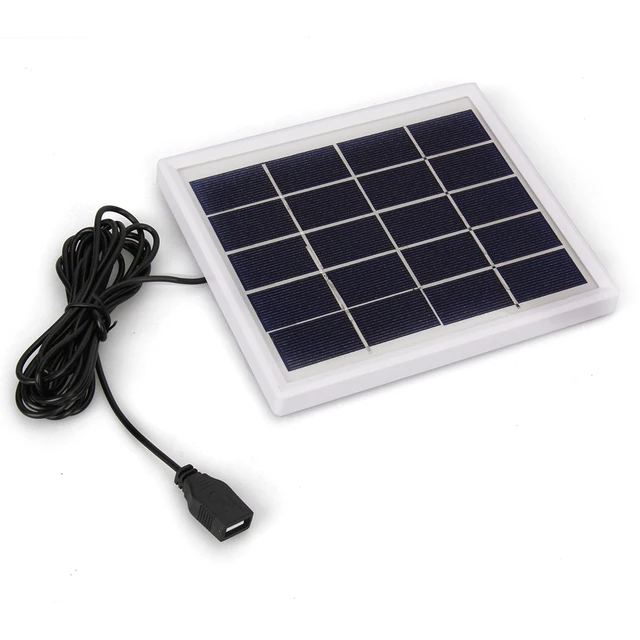 $US $11.62  Mini Smart Poly Module DIY Solar Panel Battery Charger with USB Cable 5V 800MA 4W for Power Bank Su