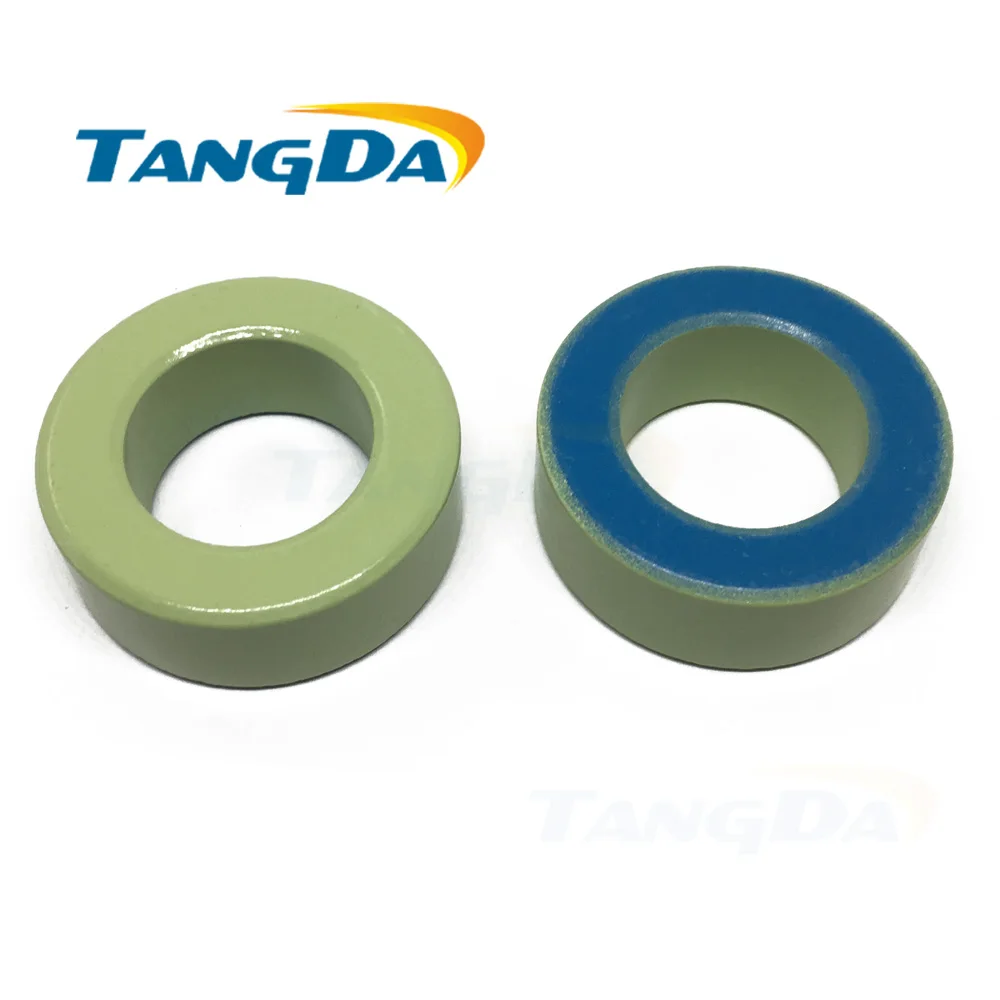 

T157 -52 Iron powder cores T157-52 OD*ID*HT 40*24*15 mm 99nH/N2 75ue Iron dust core Ferrite Toroid Core toroidal green blue AG