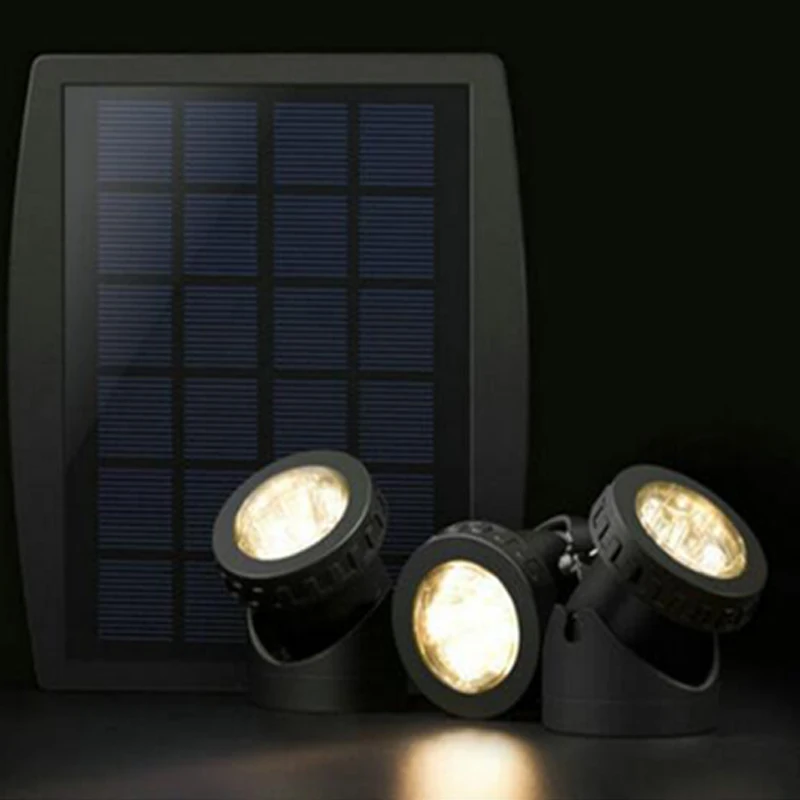 Emissor de Luz Jardim ao ar Solares para a Paisagem do Jardim Luz do Ponto à Prova Diodo Solar Alimentado Luzes Subaquáticas Dip68 Água Ip68 Livre Lâmpadas Rgb Led 13 Cheap Lâmpadas solares