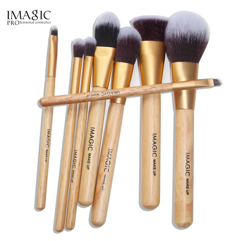 IMAGIC 8 قطعة فرشاة مجموعة المكياج طقم فرش عالية الجودة أدوات ماكياج الجمال أساسيات الأساس ماكياج فرش مع حقيبة IMAGIC 8 قطعة فرشاة مجموعة المكياج طقم فرش عالية الجودة أدوات ماكياج الجمال أساسيات الأساس ماكياج فرش مع حقيبة