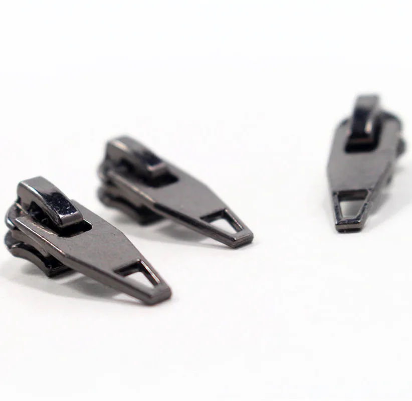 Buy 3 20pcs High quality gold metal copper zipper