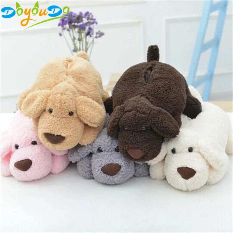

40CM Super kawaii plush toy papa Teddy dog tissue box creative soft puppy napkin paper holder kids birthday gift