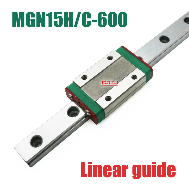 

CNC part 15mm linear rail guide MGN15 length 600mm with mini MGN15H / C linear block carriage miniature linear motion guide way