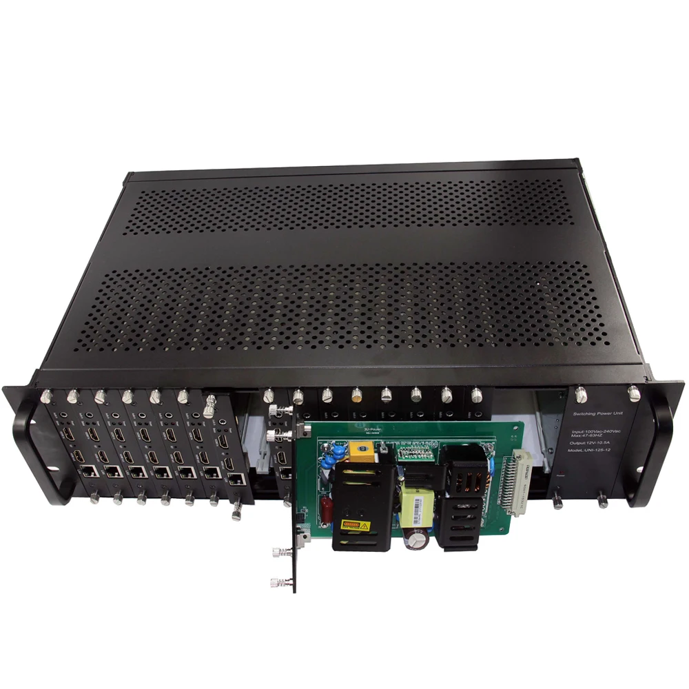 3U Rack HEVC 16 Channels HDMI To IP Video IPTV Encoder H.265 H.264 Live Streaming Broadcast RTMP RTMPS Encoder 3U Rack HEVC 16 Channels HDMI To IP Video IPTV Encoder H.265 H.264 Live Streaming Broadcast RTMP RTMPS Encoder