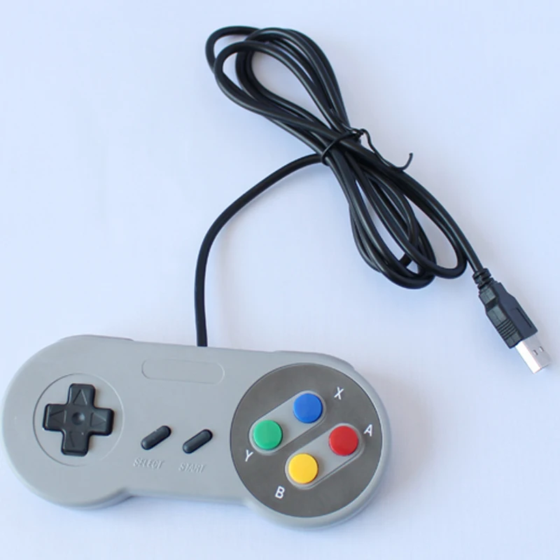 2017 классический ретро USB игровой контроллер для Nitendo SNES Поддержка Windows PC/MAC/Android TV BOX