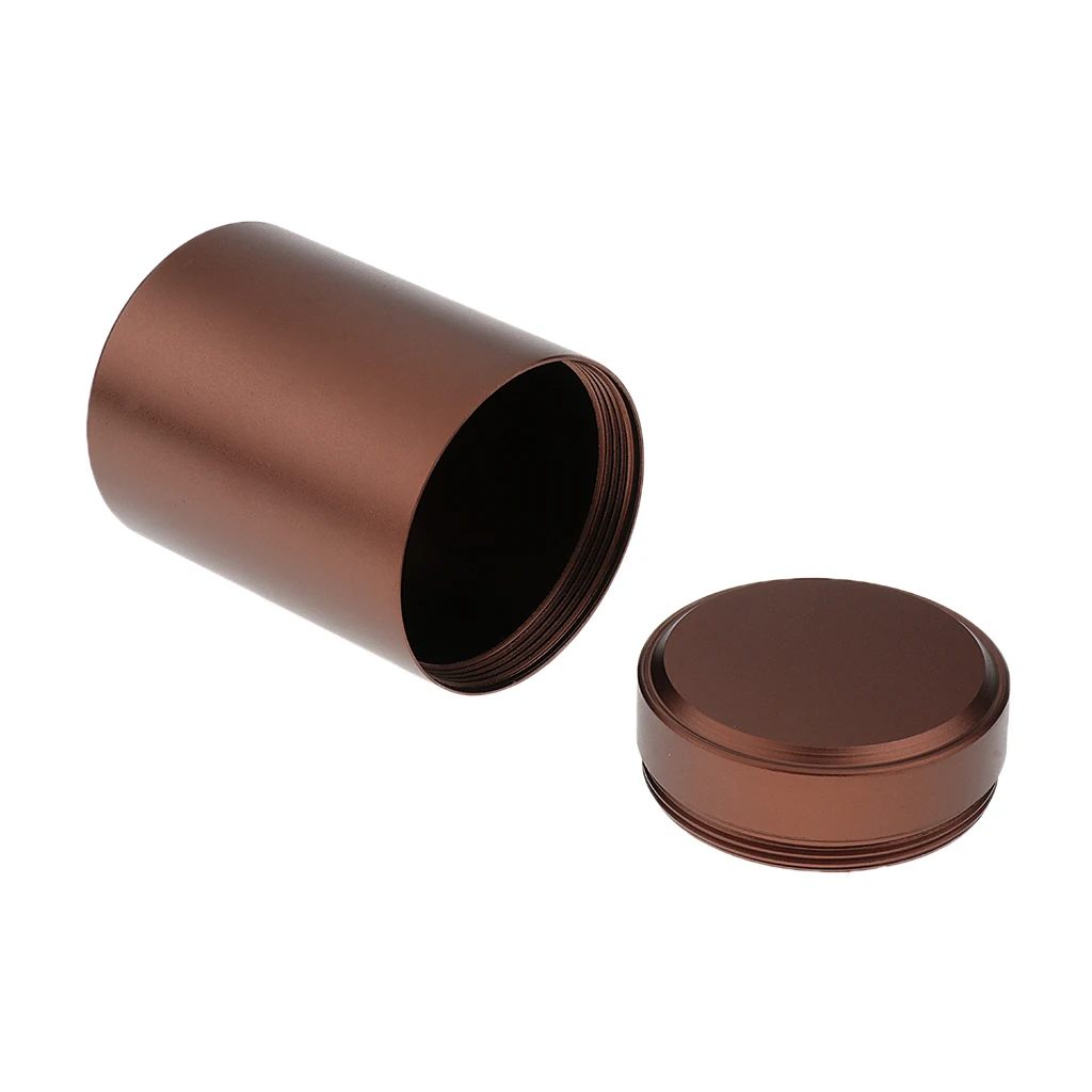 2pcs Aluminium Pill Fob Waterproof Capsule Match Case Battery Holder Outdoor Survival Storage Container Dry Box Tea Caddy