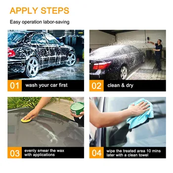 

Polishing Paste Wax Car Paint Care Painting Waterproof Repair Maintenance Wax Paint Surface Coating Free Sponge