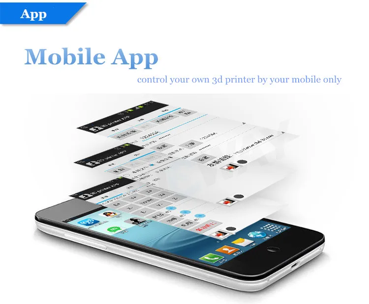 Сенсорный экран приложение wifi Смарт 3d принтер