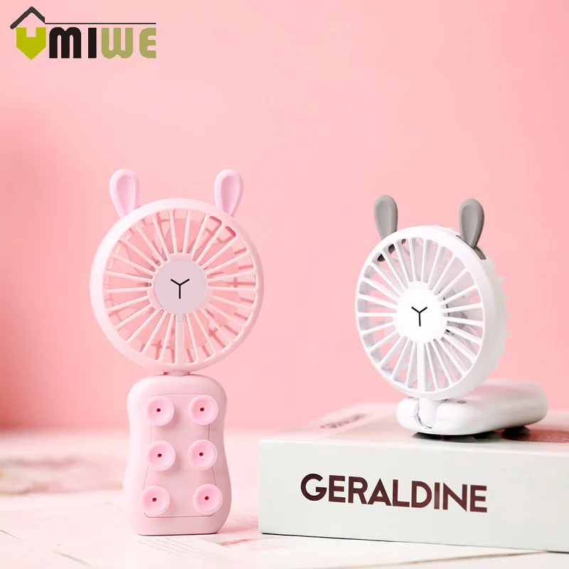 

Operation Handle Desktop Fan LED Light USB Handy Mini Fan Portable Handheld Air Cooler Fan with Suction Cup for Smart Phone