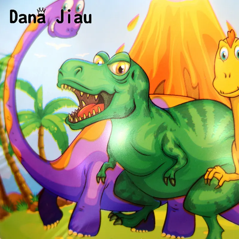 Мини мультфильм Динозавр фольги Воздушные шары ручной светильник с колокольчиком вечеринка для мальчика день рождение декоративные шары детская игрушка животное на тему зоопарка мяч