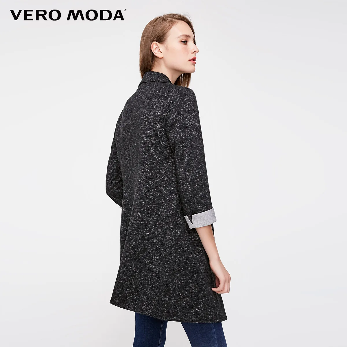 Vero Moda Women's Slim Fit Medium Length Single-button Long Jacket Blazer | 318308502