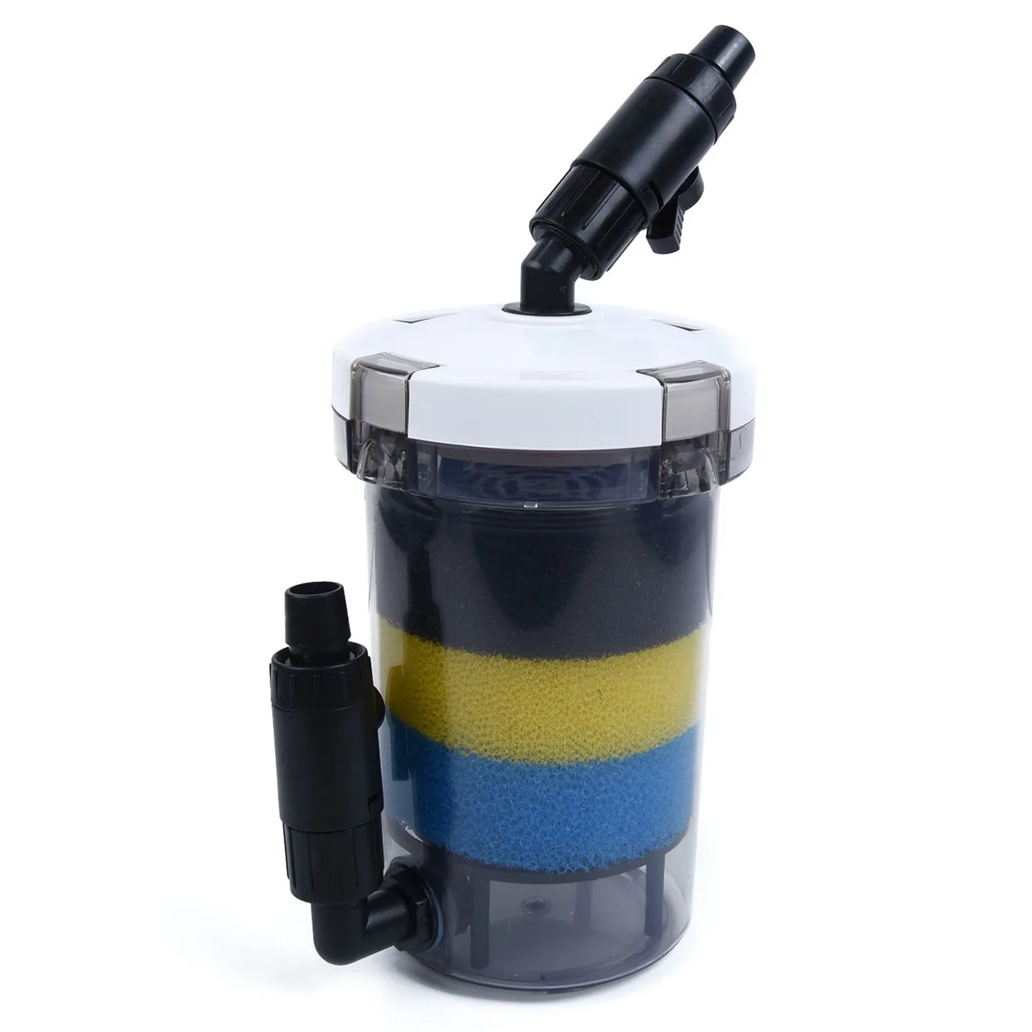 

Sunsun Transparent LW-602 603 Aquarium Pre-Filter With Filter Cotton No Pump SET