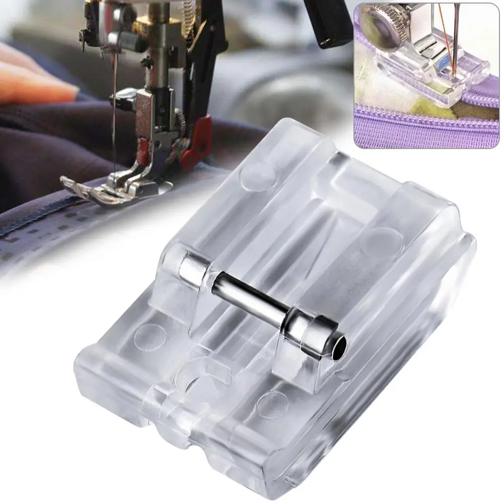 New Home Sewing Machine Parts Press Foot Plastic Presser Invisible Zipper Feet For Brother Household Sew Machine Accessories