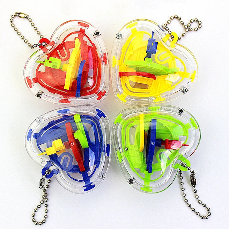 

1pc Hot Sale Newest Kids Puzzle Magic Early Learning Educational Mini 3D Ball Maze Toys for Children Adults Play Game Gifts