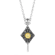 Pendente de gellert grindelwald pingente colar vintage silve fantástico pacto de sangue charme colar filme quente jóias