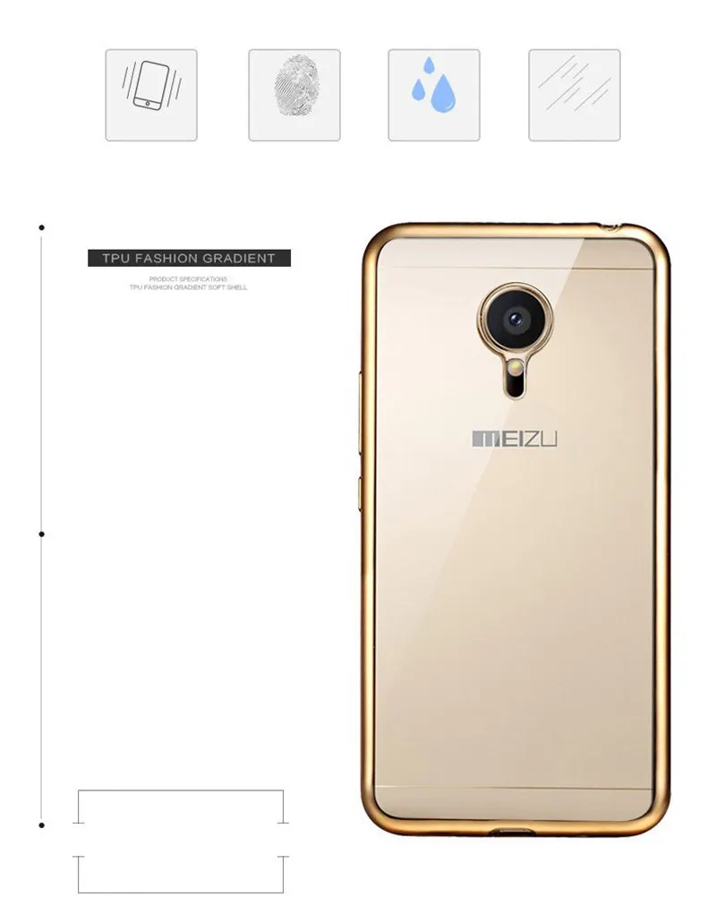 ультра тонкий розовое золото покрытие прозрачный чехол для Meizu в м3 примечание роскошные мягкие ТПУ заднюю обложку для Meizu в м3 примечание силиконовые случаях ультра тонкий розовое золото покрытие прозрачный чехол для Meizu в м3 примечание роскошные мягкие ТПУ заднюю обложку для Meizu в м3 примечание силиконовые случаях