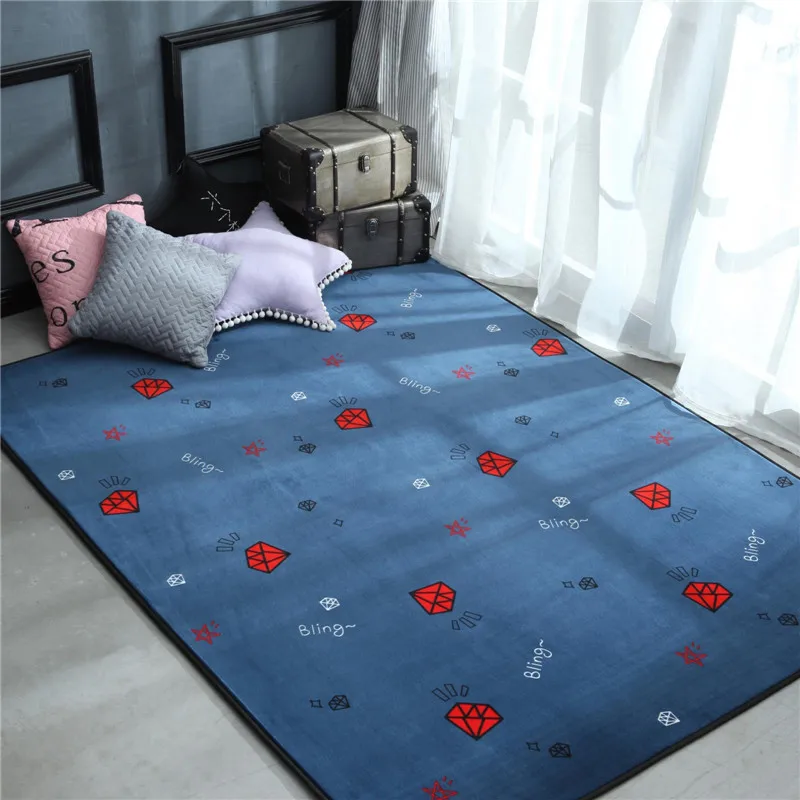 80*185 см флис Ванная комната гостиной ковер геометрический индийский ковер полосатый современный коврик современный дизайн скандинавском стиле