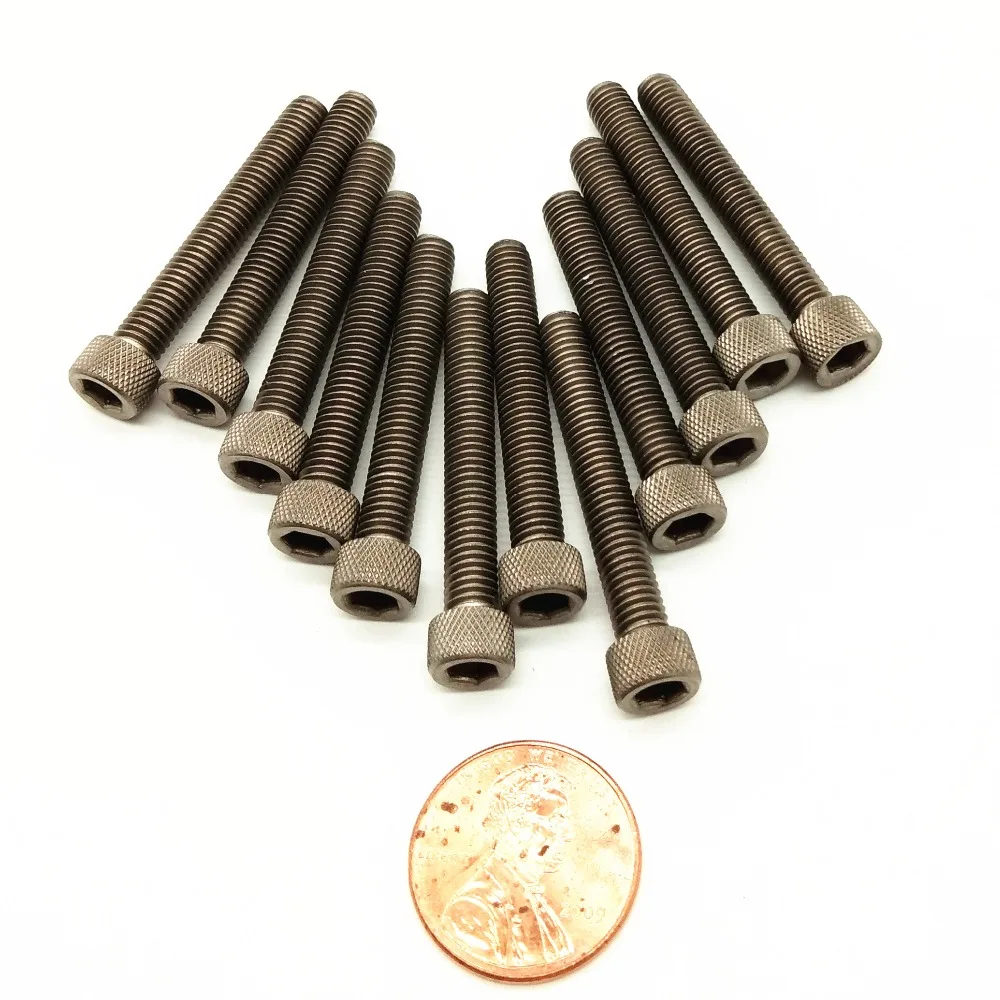 Титановый болт M5 x6 60mm Ti Болт Колонка накатанная головка оригинальный цвет не