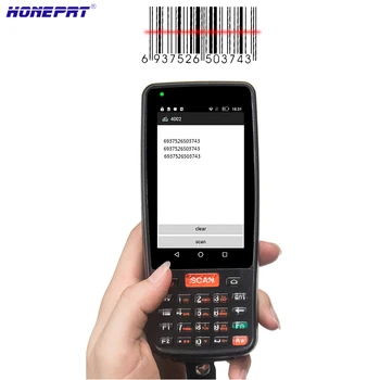 

Hot Mobile Handheld PDA Machine POS Terminal With 1D Barcode Scanner and Built-in Thermal Printer