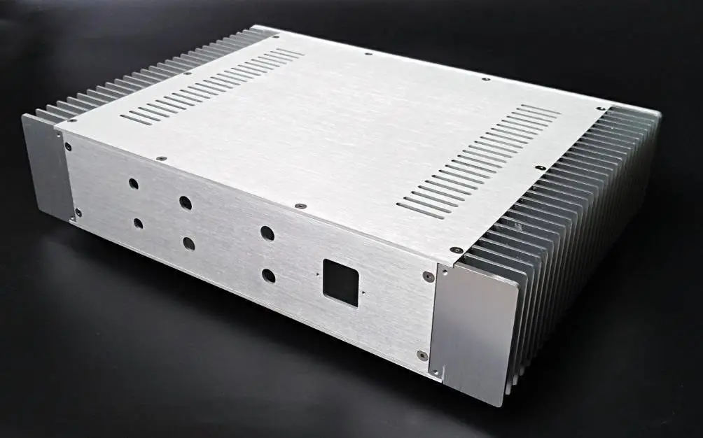 GZLOZONE DIY класс усилитель мощности алюминиевый корпус Amp Box/Чехол 430*90*308 мм L12