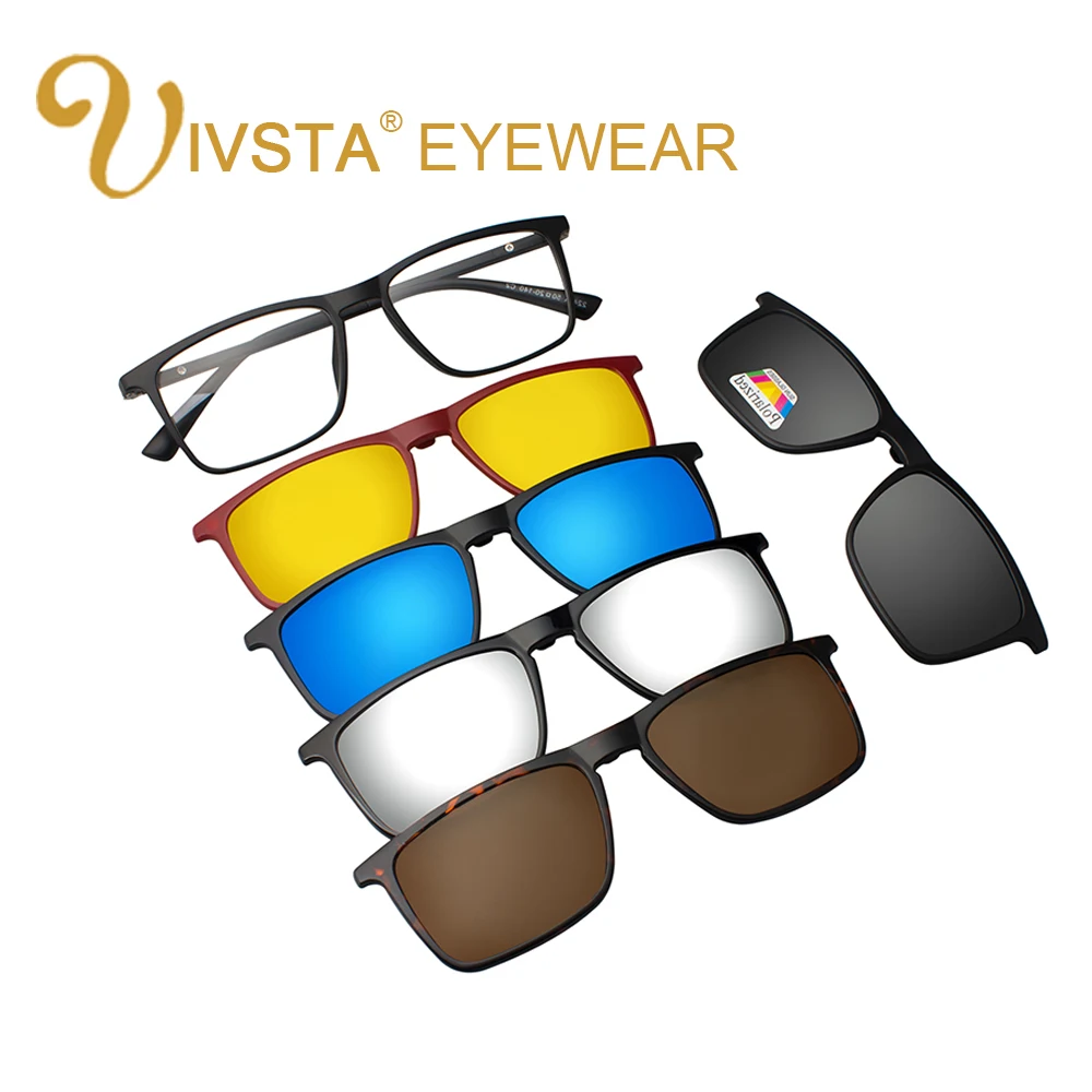 IVSTA Sunglasses Clip Clip on Sunglasses Men Polarized