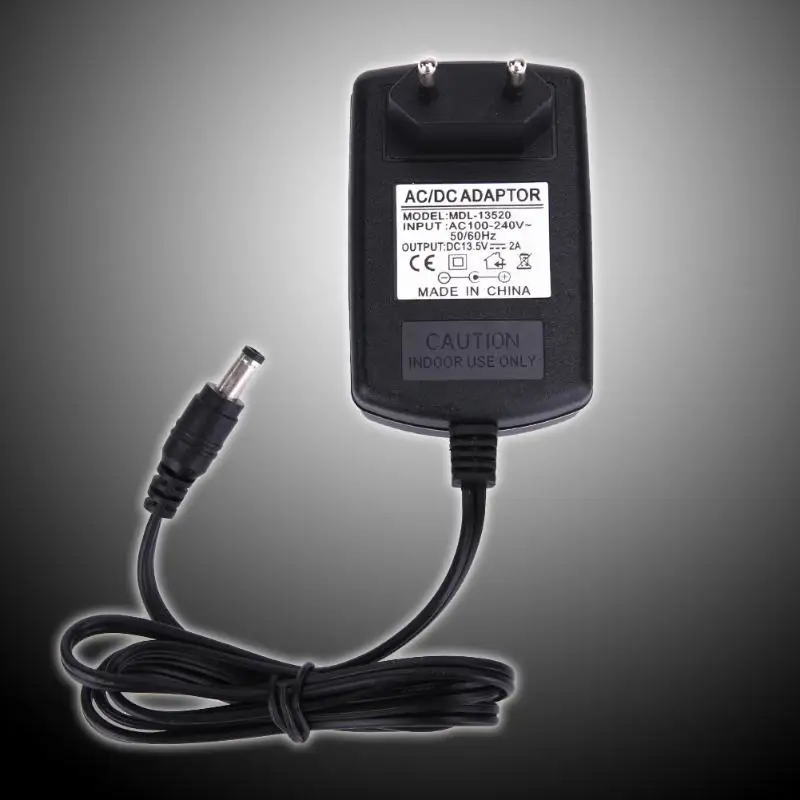 

100V-240V AC/DC Adapter 2000mA 13.5V 2A Converter Power Supply Adapters 5.5mm*2.5mm Wall Changer Travel Adapter US/EU/UK Plug