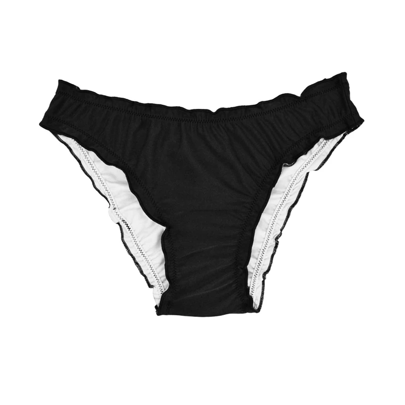 M&M 2019 Sexy Bikini Bottom Brazilian Women Swim Briefs Micro Chiffons Print Shorts Two-Piece Separates Swimwear Swimsuit B607