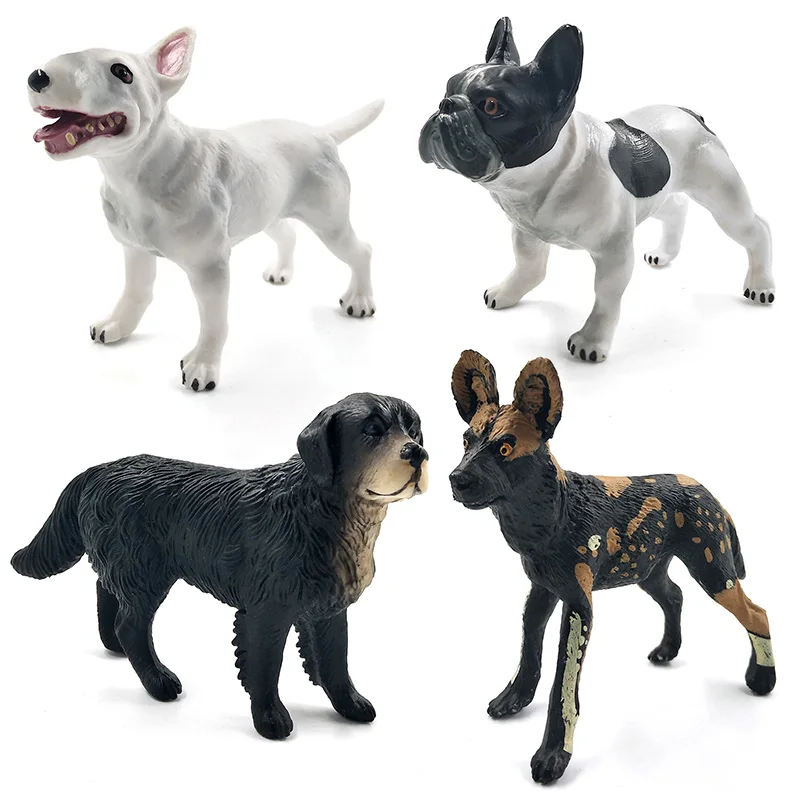 Dalmatian Bull Terrier Labrador dog figurine Animal Model Bonsai home decor miniature fairy garden decoration accessories modern miniature figurines dog statue ornament