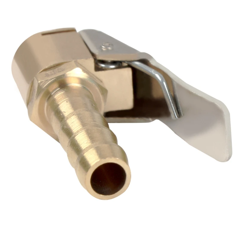 Clamp Brass Tyre Valve Air Pump Chuck Clip Tire Inflator Valve Connector 6mm 8mm Car Truck Tyre Clamp Brass Tyre Valve Air Pump Chuck Clip Tire Inflator Valve Connector 6mm 8mm Car Truck Tyre