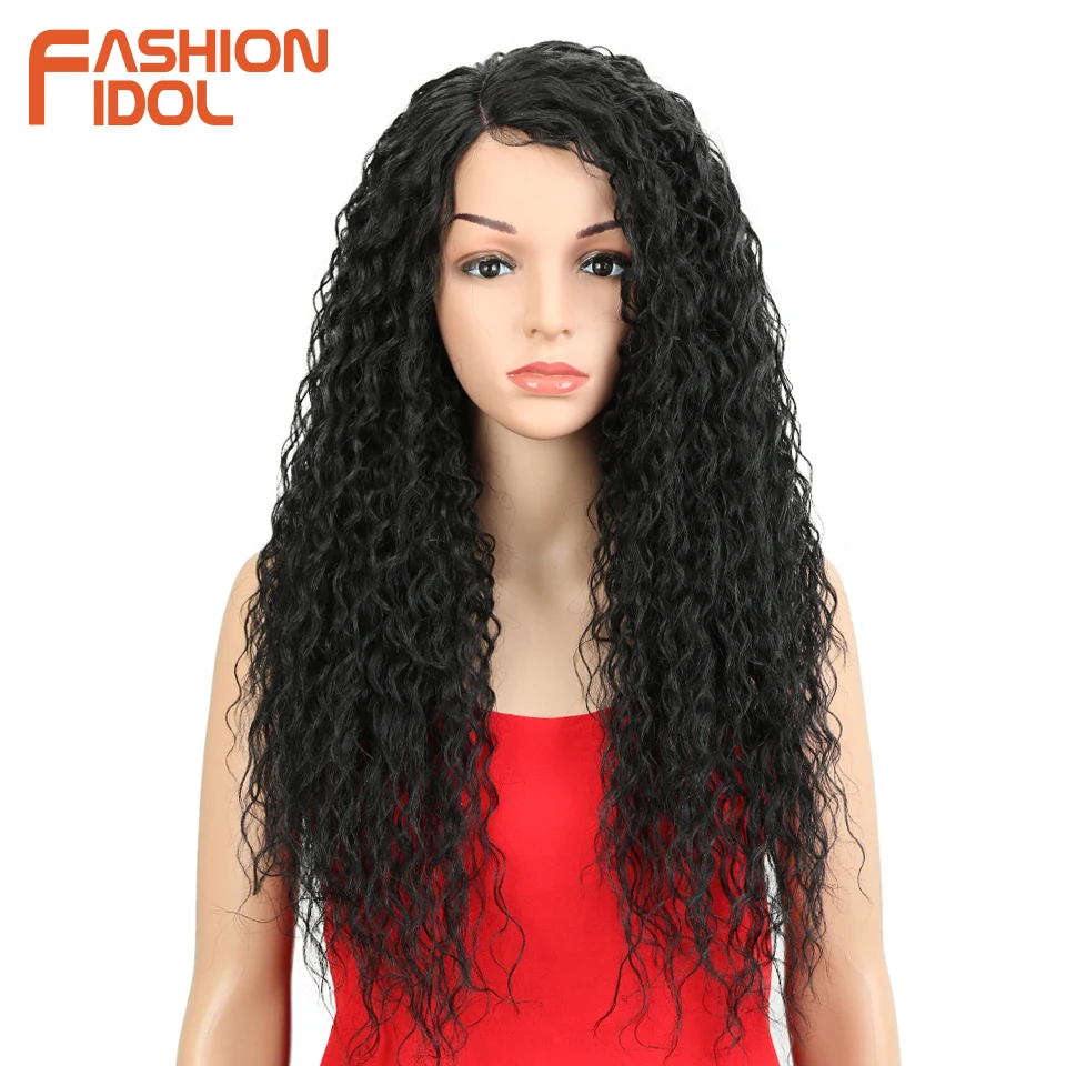 FASHION IDOL Wigs For Black Women Kinky Curly Hair 26\