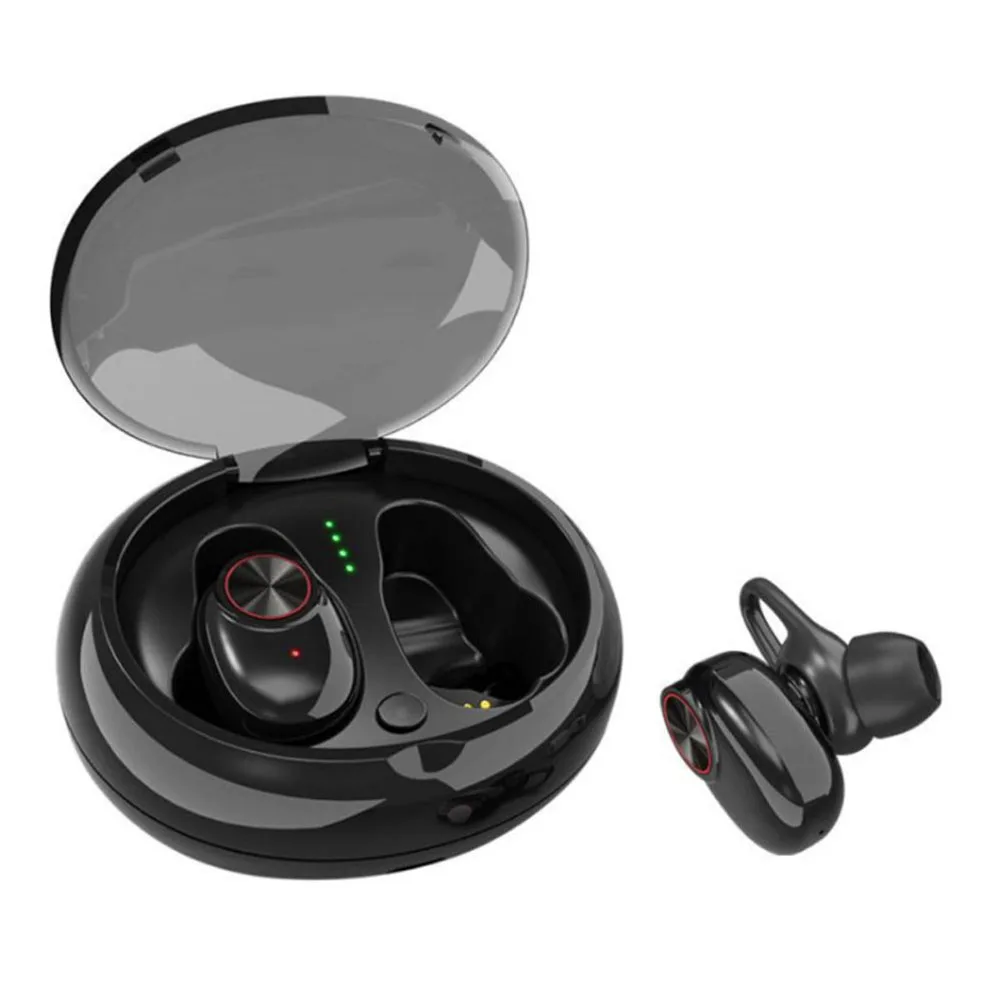 

V5 Binaural Tws Bluetooth Headset With Battery Compartment Stereo True Wireless Sports Bluetooth Headset